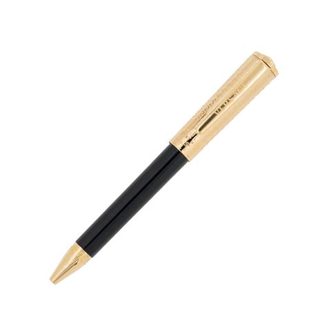 Versace VS7040017 Calipso Black Gold Ball Point Blue Ink Pen